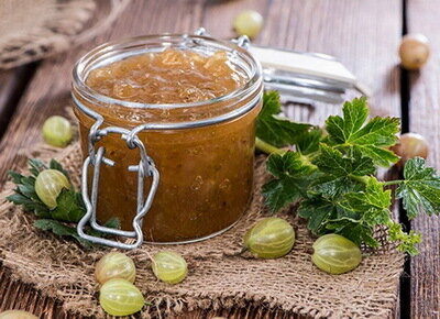 Варенье из крыжовника с апельсиновыми корочками